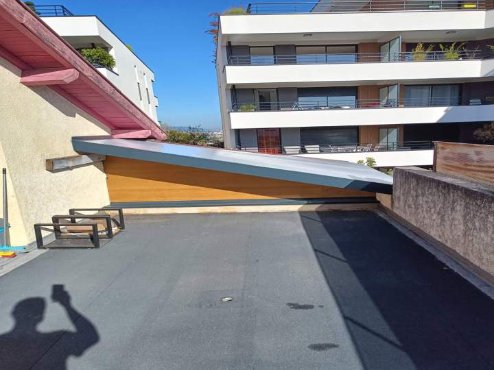 Après pose d'étanchéité Issoire